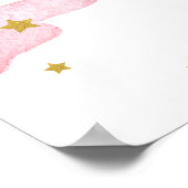 キラキラキラキラ小さな星のジェンダーが歓迎を明らかにする ポスター (角)