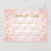 キラキラキラキラ小さな星の本ベビーカード ポストカード (正面)