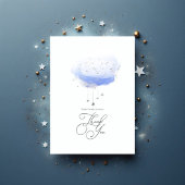 キラキラキラキラ小さな星の赤ちゃんシャワー サンキューカード