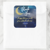 キラキラキラキラ小さな星の赤ちゃんシャワー スクエアシール (バッグ)