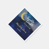 キラキラキラキラ小さな星の赤ちゃんシャワー スタンダードカクテルナプキン (角)