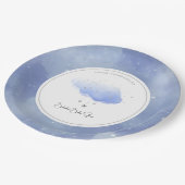 キラキラキラキラ小さな星の赤ちゃんシャワー ペーパープレート (アングル)