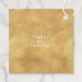 キラキラキラキラ小さな星ゴールドフォイル フェイバータグ (裏面)