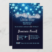 キラキラキラキラ小さな星 招待状 (正面/裏面)