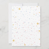 キラキラキラキラ星ジェンダーリビール招待状 招待状 (裏面)