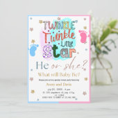 キラキラキラ小さな星のジェンダーが明らかにする 招待状 (スタンド正面)