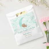 キラキラキラ小さな星クマ赤ちゃんシャワー フェイバーバッグ (封をした状態)