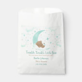 キラキラキラ小さな星クマ赤ちゃんシャワー フェイバーバッグ (正面)