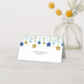 キラキラキラ赤ちゃんシャワー座席表 プレイスカード (裏面)