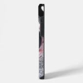 キラキラシルバー グリッター iPhone カーケース iPhoneケース (左側面)