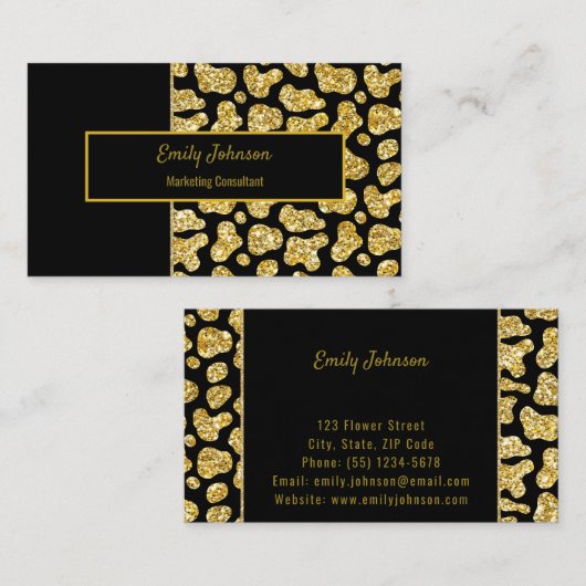 キラキラスタイル名刺 名刺 (正面/裏面)