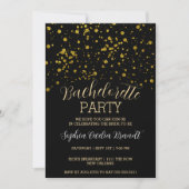 キラキラスプラッシュパーティーの招待状 招待状 (正面)