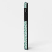キラキラダイヤモンドのヘビ柄 Case-Mate iPhoneケース (裏面/左)