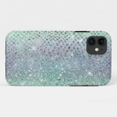 キラキラダイヤモンドのヘビ柄 Case-Mate iPhoneケース (裏面(横))