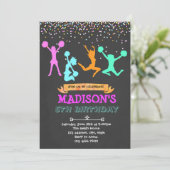 キラキラチアリーダー パーティー招待状 招待状 (スタンド正面)