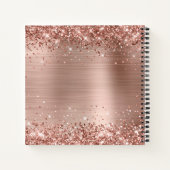 キラキラバラゴールドフォイル50と素晴らしいゲスト ノートブック (裏面)