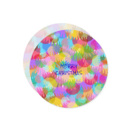 キラキラパーソナライズされた輝くクリスマス シーズンカード