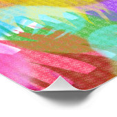 キラキラパーソナライズされた輝くクリスマス ポスター (コーナー)