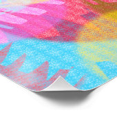 キラキラパーソナライズされた輝くクリスマス ポスター (コーナー)