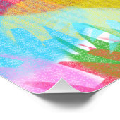 キラキラパーソナライズされた輝くクリスマス ポスター (コーナー)