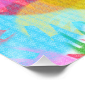 キラキラパーソナライズされた輝くクリスマス ポスター (コーナー)