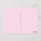 キラキラピンクチーター柄 ポストカード (裏面)