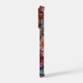 キラキラフラワーiPhoneケース iPhoneケース (左側面)