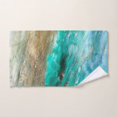 キラキラモダンスアート抽象芸術バスタオルセット バスタオルセット (ハンドタオル)