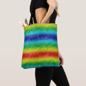 キラキラレインボー トートバッグ (クローズアップ)