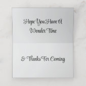 キラキラ光の座席表 プレイスカード (内部開封)