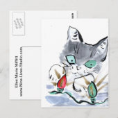 キラキラ光の点滅 ポストカード (正面/裏面)