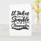 キラキラ光るカイロプラクターカイロプラクティック カード (黄色い花)