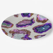 キラキラ光る水晶陽極 ペーパープレート (アングル)