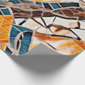 キラキラ光る結晶モザイク ラッピングペーパー (角)