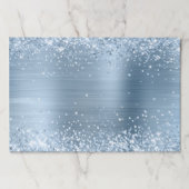 キラキラ光ブルー箔 ペーパーパッド (正面)