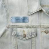 キラキラ光ブルー箔 名札 (インサイチュ)