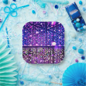 キラキラ光7" ペーパープレート (パーティー)