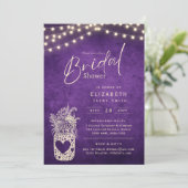 キラキラ光 |バ素朴ンウッドランド結婚ズ 招待状 (スタンド正面)