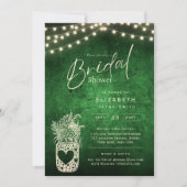 キラキラ光 |バ素朴ンウッドランド結婚ズ 招待状 (正面)