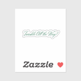 キラキラ光!ホリデーステッカー シール