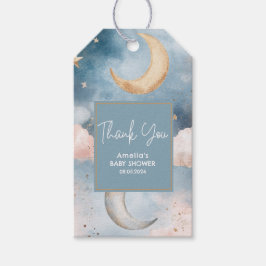キラキラ小さな星かわいい赤ちゃんシャワー ギフトタグ