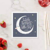 キラキラ小さな星の誕生日パーティー スタンダードカクテルナプキン (インサイチュ)