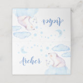 キラキラ小さな星座席表 プレイスカード (外部開封)