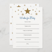 キラキラ小さな願いベビーカード アドバイスカード (正面/裏面)