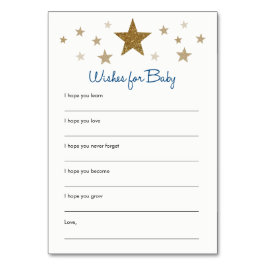 キラキラ小さな願いベビーカード テーブルナンバー