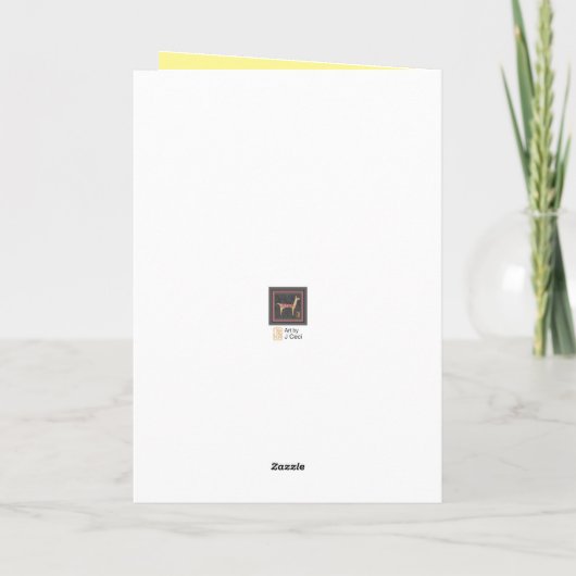 キラキラ星あいさつ感動的き カード (裏面)