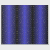 キラキラ星の夜 – 星の落下 ラッピングペーパー (フラット)