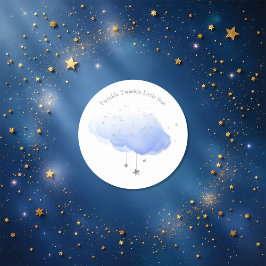 キラキラ星の小さな輝き ラウンドシール