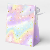キラキラ星イチゴありがとう赤ちゃんシャワー フェイバーボックス (裏面サイド)
