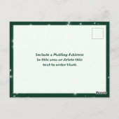 キラキラ星フォトコラージメリークリスマス ポストカード (裏面)